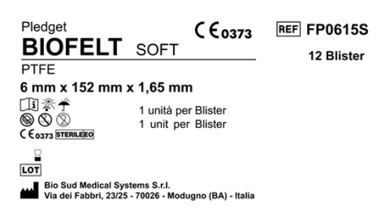 Biofelt PTFE 6 mm x 152 mm Box 12 pcs