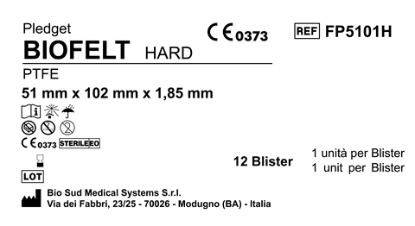 Biofelt PTFE 51 mm x 102 mm Hard Box 12 pcs
